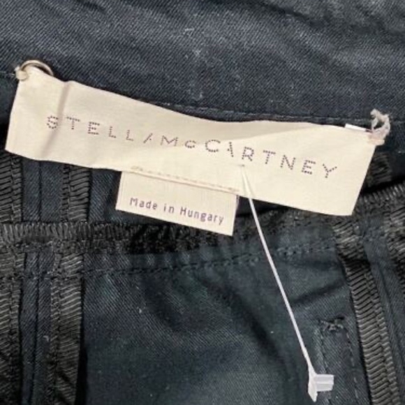 Stella McCartney Black Trench Coat sz 42 M - Picture 5 of 7